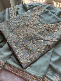 Sage Jaali Cotton Kurta